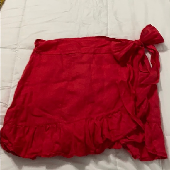 Blank NYC Wrap Skirt Fray Ruffle - Picture 5 of 5
